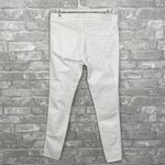 EXPRESS  White Stretch Ankle Legging Jeans Photo 3