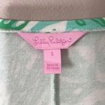 Lilly Pulitzer  cotton green bungle in the jungle pullover v-neck dress small Photo 7