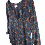 Lost + Wander Mini Dress Women M Navy Blue Floral Blouson Midnight Festival Boho Size M Photo 3
