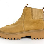 Madewell  Womens Henry Lugsole Boot Sand Brown Suede Platform Lugsole Ankle 7 Photo 0