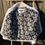 Donna Karan  NY White quilted down fill jacket M Photo 5