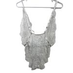 White Lace Teddy Bridal Coquette Romantic Lingerie Angel Valentines Size‎ M Size M Photo 1