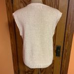 Vtg 80s Hand Knitted Sleeveless Sweater Size L Photo 10