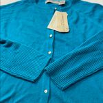 Carolyn Taylor  Teal Women's Cardigan Photo 9