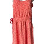 ExOfficio Coral/Orange Side Tie Tank Dress, Sz L Size L Photo 3
