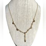 Vintage Sadie Green Signed Art Deco Antiqued Gold Necklace Photo 0