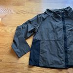 Sun Kim Women's Size Small Lightweight Jacket Colorblock Dark Green Minimalist Green Photo 6