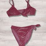 Dippin' Daisy's Dippin Daisy’s Pink Velvet Bikini Photo 5