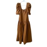 Mara Hoffman 🆕  Phaedra Linen Maxi Dress Khaki Sz 0 Photo 3