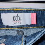 CAbi  #5695 Women's Dark Wash Low Rise Denim Slim Boyfriend Jeans size 4 Photo 1