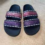 PINK - Victoria's Secret PINK Sparkly Slides  Photo 1