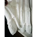 Slate + Willow White Lace Eyelet Sleeveless 100% Cotton Midi Dress Size Medium Photo 10