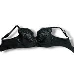 City Chic Alexis Contour Longline Push-up Purple Silver Lace Bra Size 40DDD Photo 1