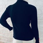 Camille La Vie blouse black red stretch size L Photo 5