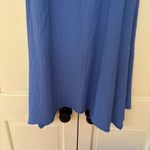 Habitat  Handkerchief Hem Periwinkle Blue Midi Dress Asymmetrical Size Medium‎ Photo 9