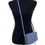 Vera Bradley  3-in-1 Crossbody Wallet Dusty Blue Photo 1