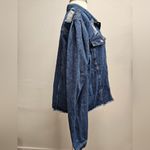 TOUCH ME Bedazzled & DISTRESSED Denim Jacket Blue Size 3X Photo 1