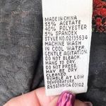 American Vintage Vintage Trippy Psychedelic Stretch Blouse Top Size XL Burnt Orange Agate Crystal Photo 8