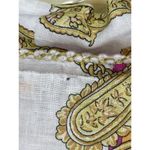 Magaschoni Kimono XS 100% Linen Orange Yellow Wrap Midi Dress $248 Swim coverup Photo 5