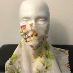 Women Face Mask Chiffon Mask,Scarf Neck Gaiter with Ear Photo 4