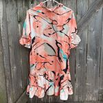 Ming Wang NWT  Modern Fit Drop Waist Flounce Dress Abstract Print XL Retail $235 Photo 8