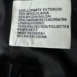 st. john's bay Women Sz L Grey Wool Cashmere Blend Double-Breasted Peacoat VTG Photo 10