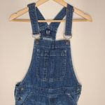 Gap Denim Cuffed Overalls Shortalls Size Small Photo 1