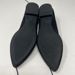 American Eagle Black Lace Up Pointed Toe Flats Size 6 Faux Suede Photo 9