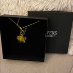 Anthropologie  x Levens Jewels Yellow Hibiscus Necklace Photo 1
