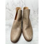 Lucky Brand  Boots Womens Size 8.5 Tan Leather Block‎ Heel Pull On Style Photo 1