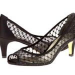 Adrianna Papell Juliette Black Aria Mesh Peeptoe Dress Pump New in Box MSRP $128 Photo 0