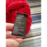 H&M Divided  Womens Red Velvet Yarn Crop Sweater Long Sleeve Mock Neck Top Sz S Photo 9