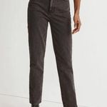 Madewell  Women's The Perfect Vintage Jean Lunar Wash Black Size 28 Mom Jeans 90s Photo 0