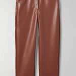 Aritzia Vegan Leather Wilfred Melina Ankle Pant Photo 0