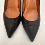 Aquatalia  Black Leather Pointed Toe Marion Kitten Heel Pumps Size 8 Photo 7