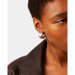 Jenny Bird  Doune Chunky Hoop in Silver One Size Womens Jewelry Photo 8