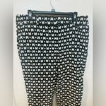 Talbots  Hampshire Ankle Crop Pants  Size 12 Jacquard Butterfly Shimmer Photo 2