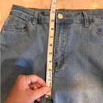 SheIn PETITE High Waist Raw Hem Flare Leg Jeans Photo 9