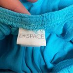 l*space L* Halter romper cover up turquoise Sz M Photo 3