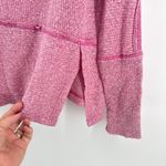 Free People  Londontown Thermal Top Raspberry Cowl Neck Long Sleeve Medium‎ Photo 2
