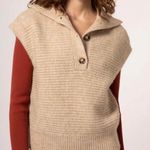 FRNCH Anthropologie  Wool Blend Henley Sweater Photo 7