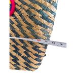 NANNACAY Multicolor Large Straw Woven Straw Tote Bag Pink Photo 6