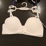 Laura Ashley ππ Comfort Push Up Bras (2 Pack) Pink Checkers & Navy Blue 34C NWT Photo 4