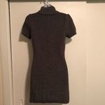 INC Turtleneck Cable Knit Midi Sweater Dress Gray Size M Photo 2