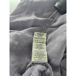 Free People  Grey Lace Crochet Boho Blouse Top Women's Size XS 3/4 Sleeve Photo 3