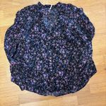 Free People Meant To Be Ditsy Floral Coastal Cowgirl Western Cottagecore Top M Photo 3