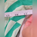 striped maxi shirt dress in green Size XS Photo 8