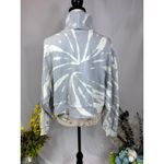 525 America Turtleneck Dolman Sleeves Sweatshirt Gray White M Size M Photo 8