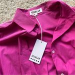 Secular Pink Cotton Oversized Shirt Dress Size M Photo 8