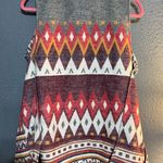 Me Jane  Red and Cream Aztec Teddy Jacket Photo 1